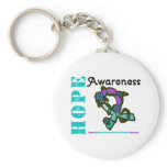 Hope Awareness Domestic Violence & Sexual Assault keychains