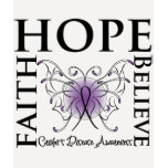 Hope Believe Faith - Crohn's Disease t-shirts