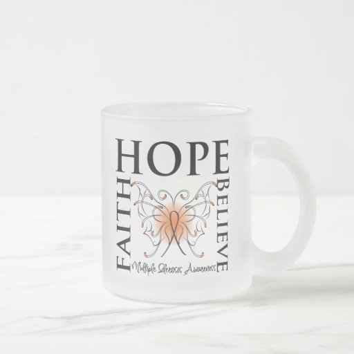 Hope Believe Faith - Multiple Sclerosis Coffee Mugs
