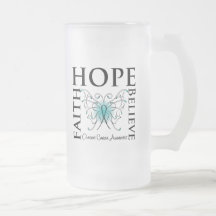Hope Believe Faith - Ovarian Cancer Mug