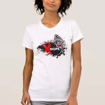 Hope Blood Cancer Butterfly T Shirt
