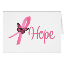Hope Breast Cancer Awareness Card