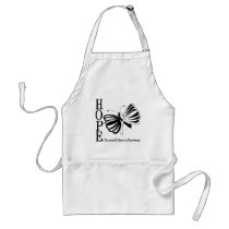Hope Butterfly Carcinoid Cancer Apron