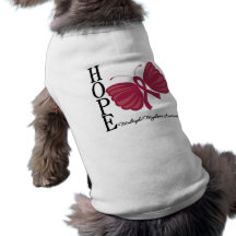 Hope Butterfly Multiple Myeloma Pet Tee