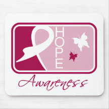Hope Butterfly Tile Card Multiple Myeloma Mousemats