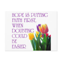 Hope, Dreams and Beauty Postcard