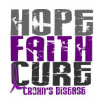 HOPE FAITH CURE CROHN’S DISEASE T-Shirts & Apparel