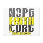 HOPE FAITH CURE ENDOMETRIOSIS T-Shirts & Apparel postcards