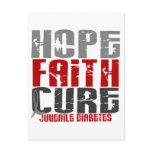 Hope Faith Cure Juvenile Diabetes Post Cards