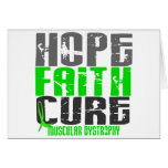 HOPE FAITH CURE MUSCULAR DYSTROPHY T-Shirts Cards