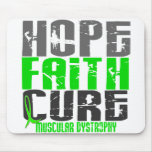 HOPE FAITH CURE MUSCULAR DYSTROPHY T-Shirts Mouse Pads