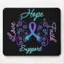 Hope Faith Love Domestic Violence & Sexual Assault Mousepads