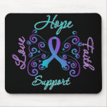 Hope Faith Love Domestic Violence & Sexual Assault Mousepad