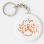 Hope Faith Love Strength Leukaemia Key Chain