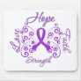 Hope Faith Love Strength Lupus Mousepads