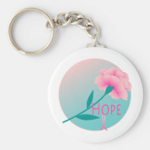Hope Flower Key Chain