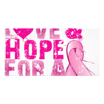 hope for a cure 2009 custom photo card