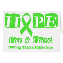 Hope for a Cure - Kidney Cancer Cards