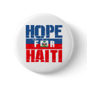 Hope for Haiti buttons
