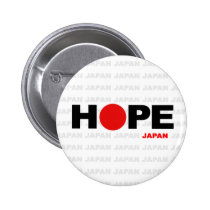 Hope for Japan buttons
