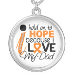 Hope For My Dad Leukemia Personalized Necklace
