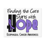 HOPE For Oesophageal Cancer 4 postcards