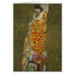 Hope II by Gustav Klimt Greeting Cards