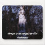 Hope is an angel in the darkness mouse pads