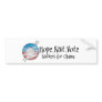 Hope Knit Vote, bumper sticker