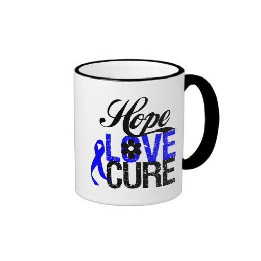 Hope Love Cure - Anal Cancer Mugs