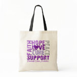 Hope Love Cure Pancreatic Cancer Awareness bags