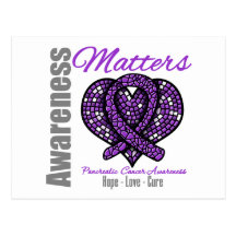 Hope Love Cure - Pancreatic Cancer Post Cards