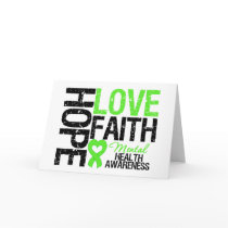 Hope Love Faith Mental Health Awareness
