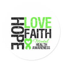 Hope Love Faith Mental Health Awareness
