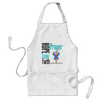 Hope Love Faith Prayer Domestic Violence Aprons
