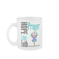 Hope Love Faith Prayer Domestic Violence Coffee Mug