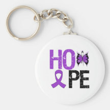 Hope Lupus Awareness Key Chains