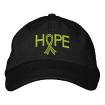HOPE - Lymphoma Ribbon Embroidered Hats