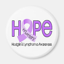 Hope Matters 2 Hodgkin's Lymphoma Magnet