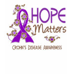 Hope Matters 3 Crohn's Disease t-shirts