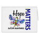 Hope Matters Butterfly Autism cards