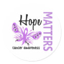 Hope Matters Butterfly Cancer stickers