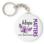 Hope Matters Butterfly Crohn's Disease keychains