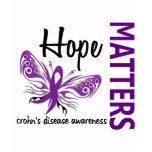 Hope Matters Butterfly Crohn's Disease t-shirts