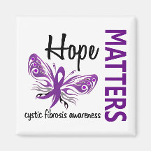 Hope Matters Butterfly Cystic Fibrosis Magnet