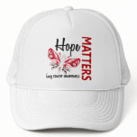 Hope Matters Butterfly Lung Cancer hats