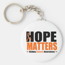 Hope Matters Kidney Cancer Awareness Keychains