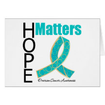 Hope Matters Ovarian Cancer (Jewelled Ribbon) Cards