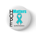 Hope Matters Ribbon Addiction Recovery Awareness Buttons