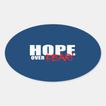 HOPE OVER FEAR STICKERS